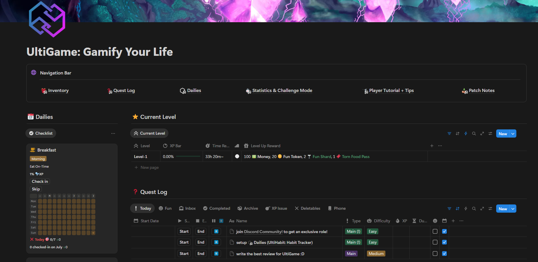 UltiGame Dashboard Preview